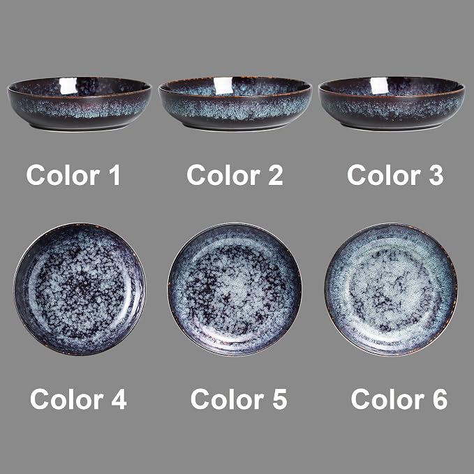 30oz Ceramic bowls set of 4-8" serving bowls - Image 3