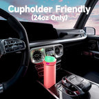 24 oz Insulated Water Bottle for Women: Meoky Stainless Steel Water Bottle - Image 6