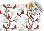 Winter Cardinal Christmas Placemats Set of 4 - Image 5