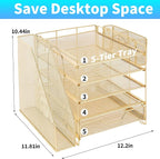 5-Tier Desk File Organizer - Image 2