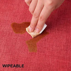 Faux Leather Heat Resistant Placemats 6 Packs, Waterproof Wipeable Dining PU - Image 5