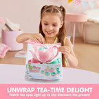 JOYIN 18PCS Pretend Tea Party Set, Plastic Tea Set, Mini Kitchen - Image 9