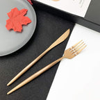 JASHII 18/10 Rose Gold Flatware Set - Image 4