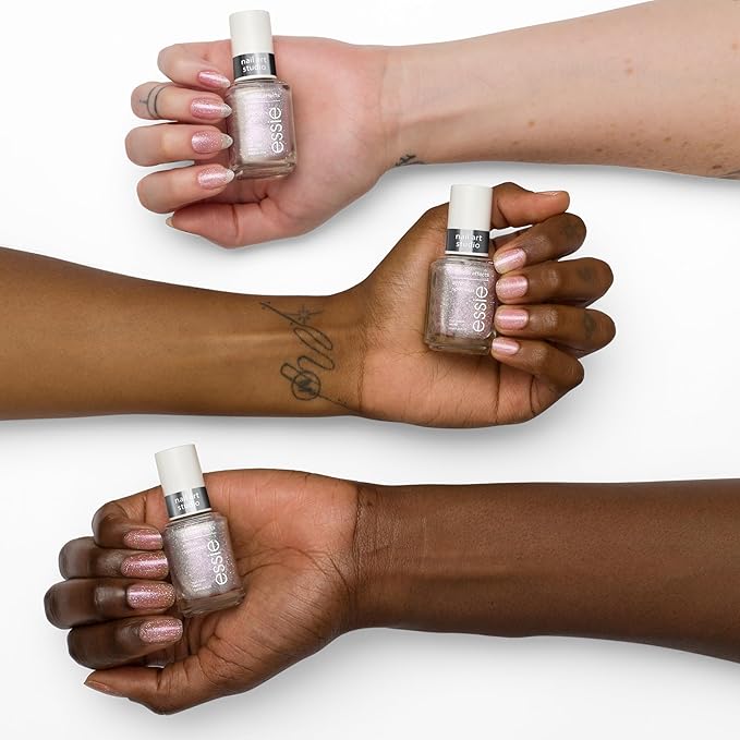 essie Nail Art Studio Special Effects Polish, Pearl, Vegan, Purple Nail Polish, Lustrous Luxury, 0.46 Fl Oz
