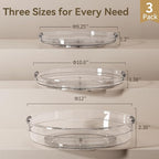 LAMU 3 Pack Lazy Susan Organizer Turntable - Image 6