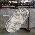 Turkish Natural Travertine Tray, Catchall Tray - Image 6