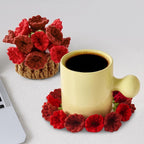 Crochet Flower Coasters, Handmade Bouquet Coasters - Image 6