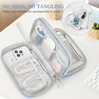 FYY Electronic Organizer, Travel Tech Pouch Bag, Waterproof, Double Layers - Image 5