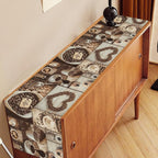 Coffee Time Table Runner, Rustic Coffee Theme Cafe Cup Latte Cappuccino Tea - Image 2