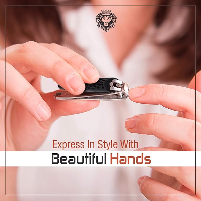 Best > Non-Slip < Stainless Steel Nail Clippers Set of 2, Large Toenail Clippers and Nail Trimmers, Toe Nail Clippers, Sharp Nail Clippers, Textured Silicon Handle to Prevent Slipping, Long Handle