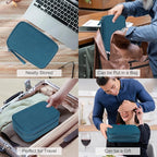 FYY Electronic Organizer, Travel Tech Pouch Bag, Dark Green | Wrist Strap - Image 7
