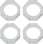 SARO LIFESTYLE Octagonal Crystal Glass Napkin Ring by SaroLifestyle