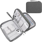 FYY Electronic Organizer, Travel Tech Pouch Bag, Extra Large, Dark Grey | Wrist by FYY