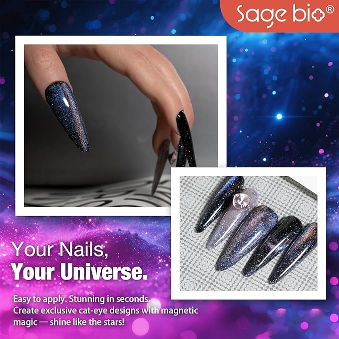Cat Eye Gel Nail Polish, 15ml Magnetic Gel, High-Gloss, Long-Lasting, Magnetic Stick for DIY Manicures, 3D Effect, Rich & Vibrant Colors, 05
