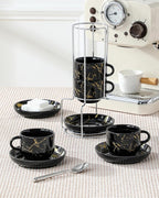 MALACASA 4 OZ Porcelain Espresso Cups - Image 7