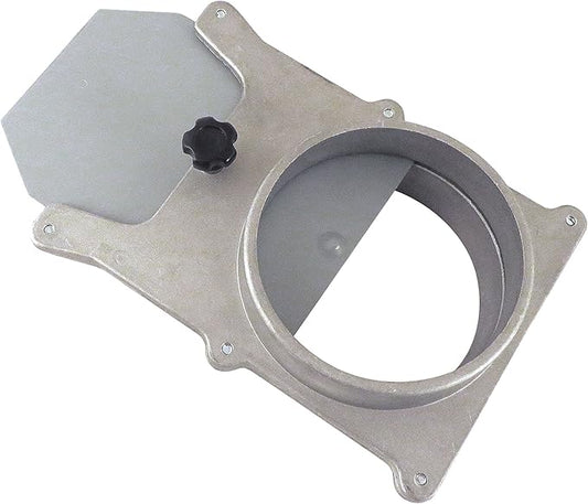 3" OD Self Cleaning No Clog Aluminum Blast Gate Cut Off Valve for Dust Collection System ABG3