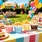 Aodaer 300 Pack 8oz Paper Bowls Sprinkles Ice Cream Cups 6 Color Disposable - Image 7
