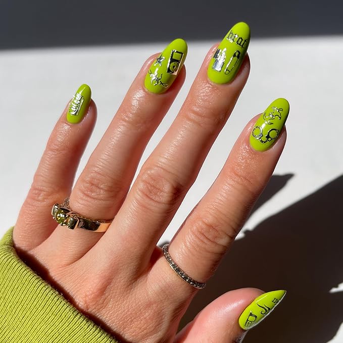 Deco Beauty Rotten Nail Stickers - Lightweight & Easy-to-Apply Nail Art with Cute & Trendy Designs - Durable & Long-Lasting Nail Stickers for Women, Ideal for DIY Manicures