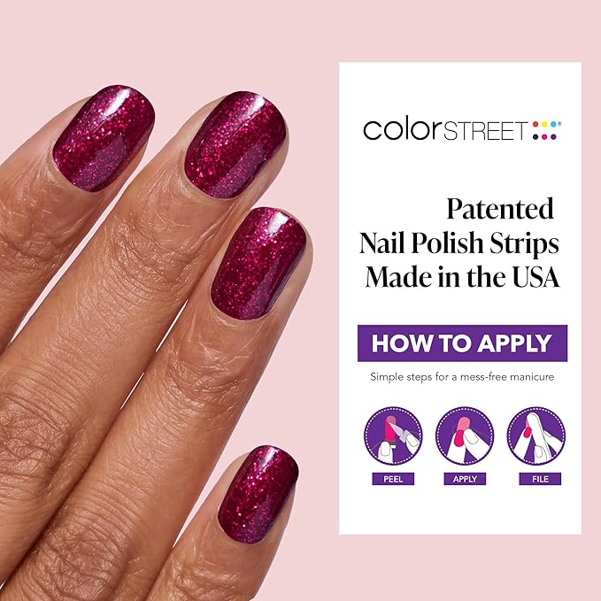 Color Street Rio Red Nail Strips