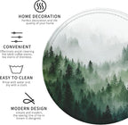 Forest Coasters Leather Round Drink Coasters 6 Pcs Set - Image 4