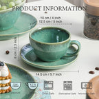 Henten Home Ceramic Latte Cups - Image 2