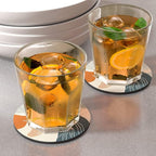 Coasters for Drinks, Kitchen Home Decor Housewarming Gift, Round 4 in - Image 2