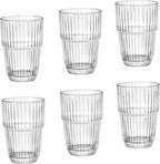 Bormioli Rocco Barshine 12.88 oz. Long Drink Stackable Tempered Drinking Glasses by Bormioli+Rocco