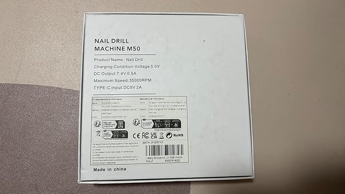 Nail Drill Cordless, 35000 RPM Electric Nail Filer for Acrylic Nails, Professional Acrylic Nail Kit with Bits, Rechargeable Nail Efile Portable Manicure Kit for Women Home & Salon (Green)