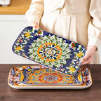 vancasso Serving Platters Set of 3, Microwave & Dishwasher Safe - Image 6