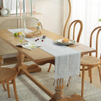 Wracra Rustic Linen Table Runner - Image 4
