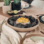 Mora Ceramic Chips and Dip Serving Tray: Large Divided Party Bowl Set - Image 5