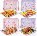 4 Pieces Butterfly Serving Trays by Tiangrid