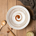 YUN TAO Ramen Bowl Set, 35 Oz Large White Ceramic Ramen Bowls Set of 4 - Image 4
