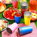 Mimorou 20 Pack Stainless Steel Pint Cups Metal Cups Unbreakable Drinking Water - Image 3