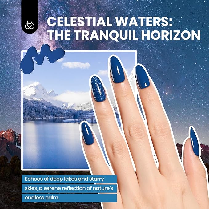 Beetles Fall Gel Nail Kit, Mystic Wonderland Gel Polish Set, 36 Colors Burgundy Brown Orange Red Polish Kit with Base Coat Glossy Matte & Glitter Top Coat Soak Off UV Led Nails Gifts for Women