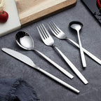 Berglander Flatware Set 20 Pieces, Stainless Steel Flatware Set - Image 4