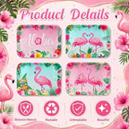 4 Pieces Flamingo Serving Trays - Image 3