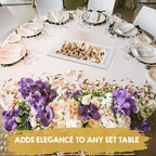 Plastic Serving Tray & Platter Set White Lace Disposable Party Trays & Platters - Image 6