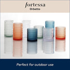 Fortessa Orbetto Outdoor Iced Beverage Cocktail Glass 4 Pack, 13 ounce - Image 6