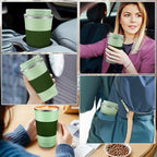 MOMSIV 17oz Travel Coffee Mug, Insulated Coffee Cup - Image 7