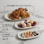 Serving Platters Set, Embossed Serving Trays - Image 5