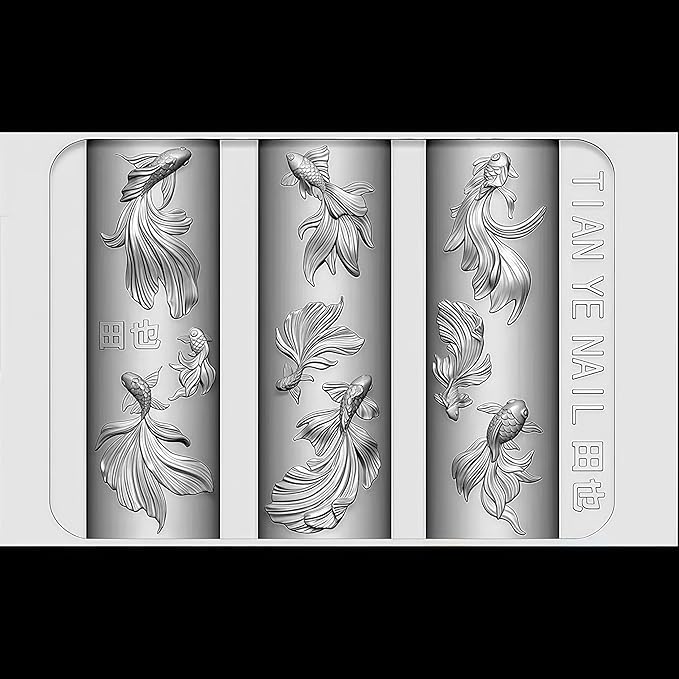 3D Fish Nail Art Molds Design, Silicone Nails Tool