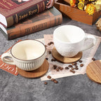 36PCS Unfinished Wood Coasters for Drinks 4 Inch Wooden Coaster Stackable - Image 4