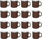 Set of 16 Ceramic Campfire Mugs – 15 Oz, Camping – Customizable by GiftsbyDesign