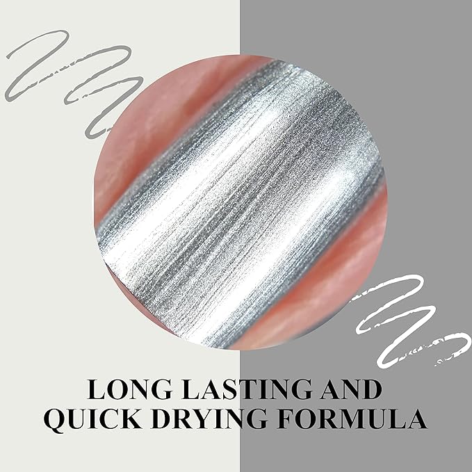 VIVRE Cosmetics Quick Dry Shiny Halal Nail Polish - Vegan, Non Toxic, Long Lasting, Breathable & Water Permeable - No Place Like Chrome