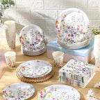 250 Pcs Wildflower Party Decorations Include Spring Summer Floral Paper Plates - Image 4