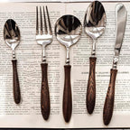 20 Piece Silverware Set Service by IKXOLifeswhispersweresonate