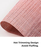 Leetaltree Gradient Pink Woven Placemats Set of 4 - Image 4