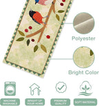 Seliem Summer Birds Tree Branches Table Runner, Cardinal Home Kitchen | Dining - Image 2