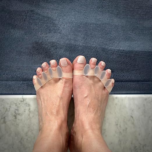 Toe Spacers - Toe Separators For Women - Toe spacers for men - Toe Spacers for Bunions, Hammertoes and Hallux Valgus - Correcting Bunions and Restoring Toes to Their Original Shape - Foot Care